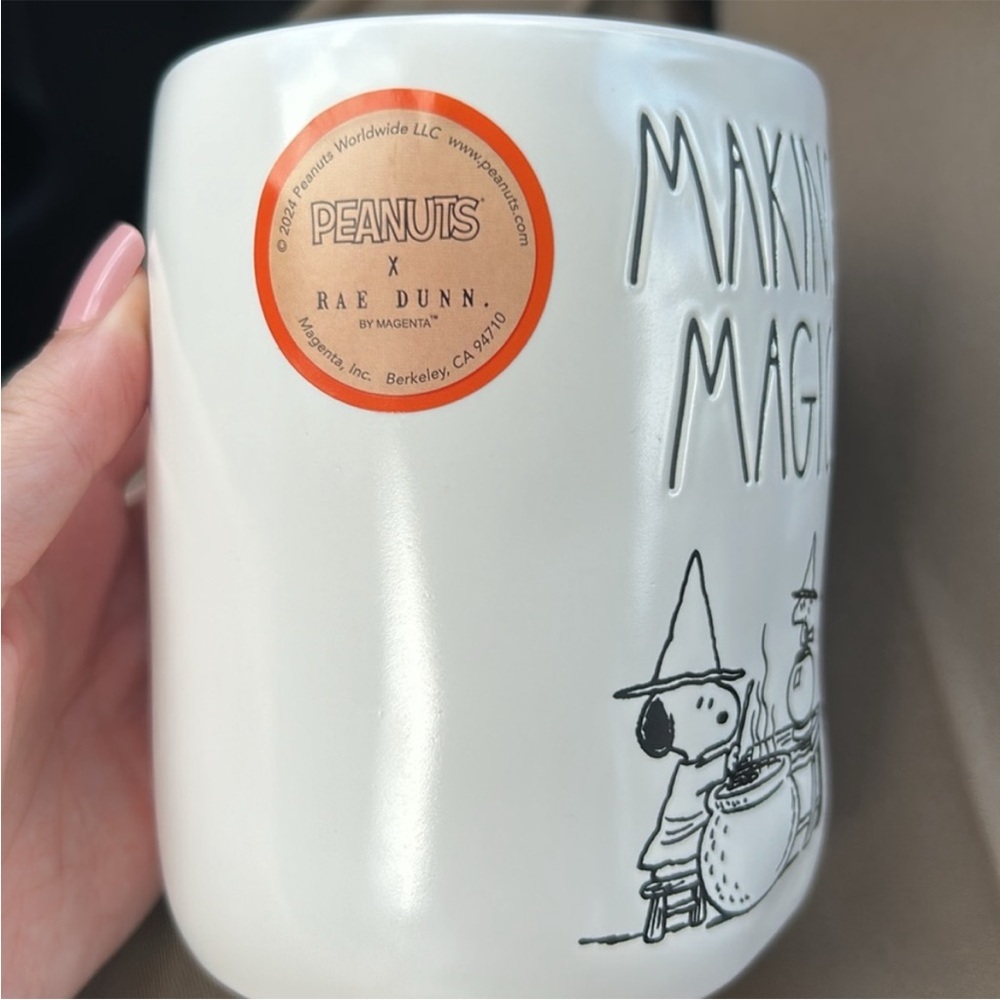 Rae Dunn Peanuts Snoopy 'Making Magic' Mug - Picture 4 of 4